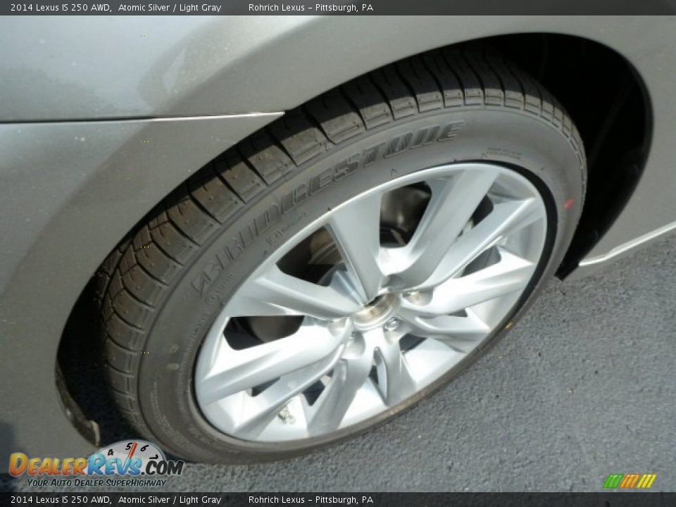 2014 Lexus IS 250 AWD Atomic Silver / Light Gray Photo #9