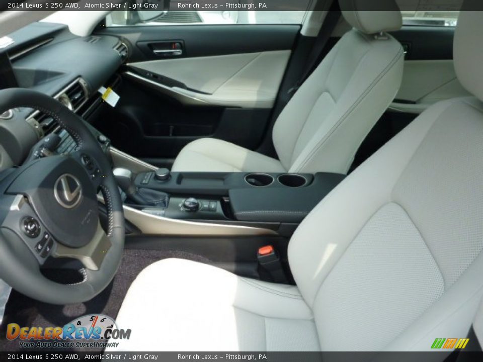 Light Gray Interior - 2014 Lexus IS 250 AWD Photo #10