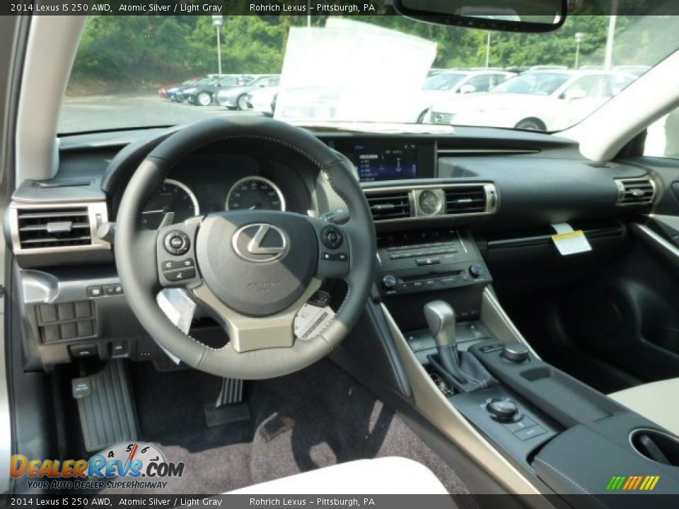 2014 Lexus IS 250 AWD Atomic Silver / Light Gray Photo #12