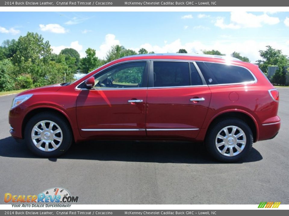 2014 Buick Enclave Leather Crystal Red Tintcoat / Cocaccino Photo #3