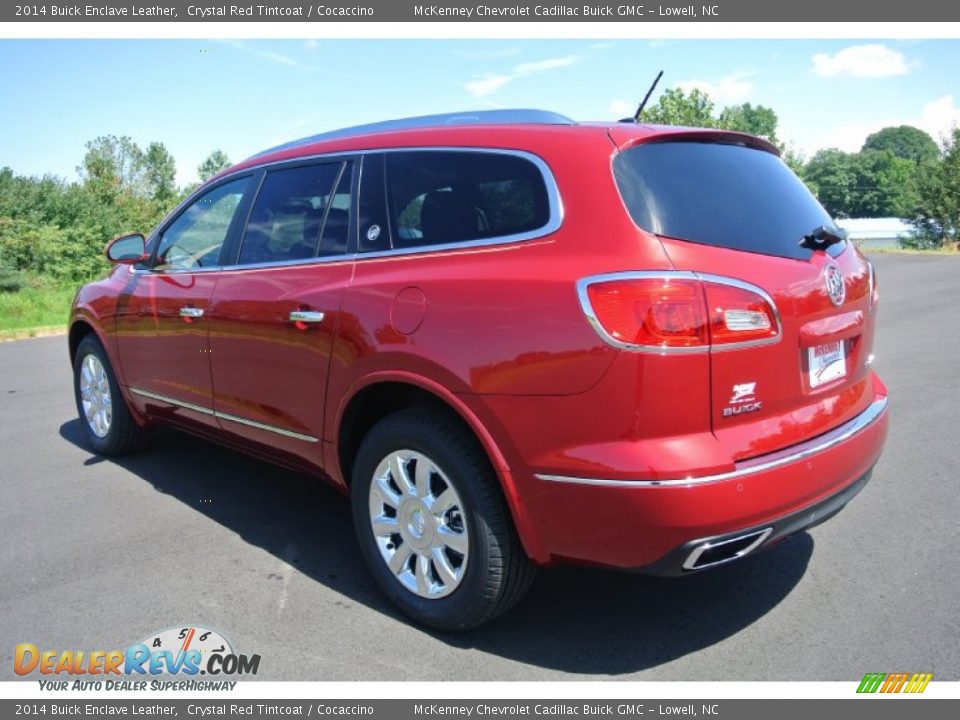 2014 Buick Enclave Leather Crystal Red Tintcoat / Cocaccino Photo #4
