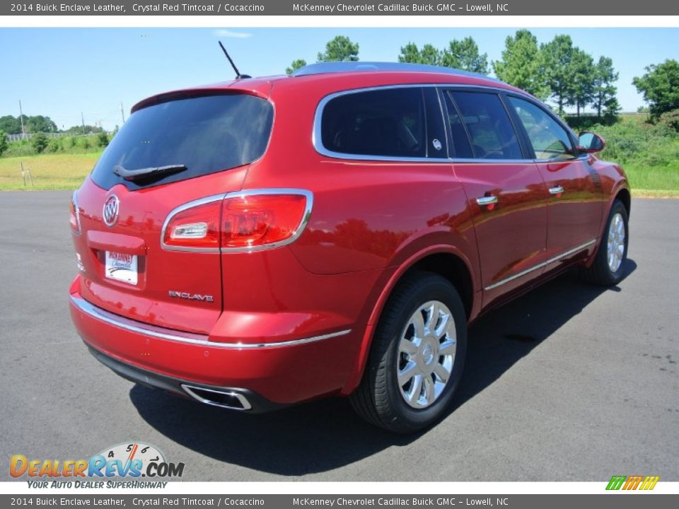 2014 Buick Enclave Leather Crystal Red Tintcoat / Cocaccino Photo #5