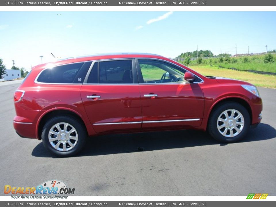 2014 Buick Enclave Leather Crystal Red Tintcoat / Cocaccino Photo #6