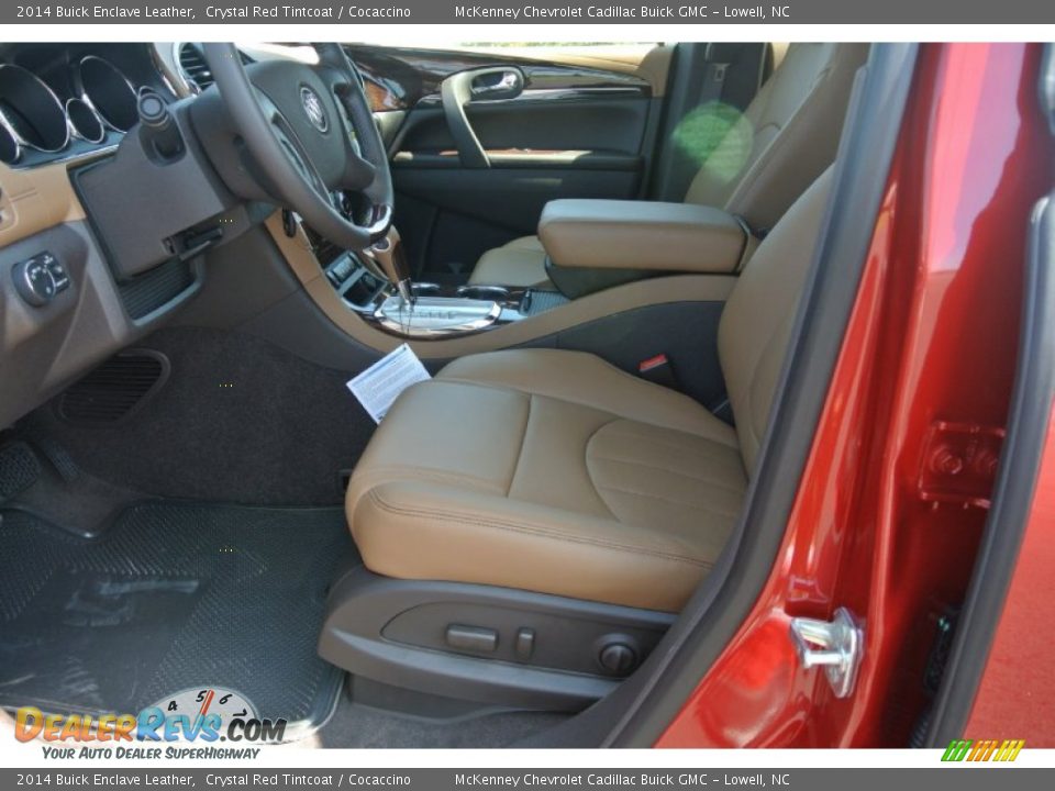 2014 Buick Enclave Leather Crystal Red Tintcoat / Cocaccino Photo #7