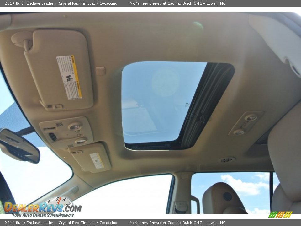2014 Buick Enclave Leather Crystal Red Tintcoat / Cocaccino Photo #9