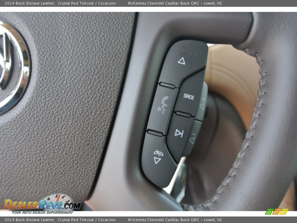 2014 Buick Enclave Leather Crystal Red Tintcoat / Cocaccino Photo #15
