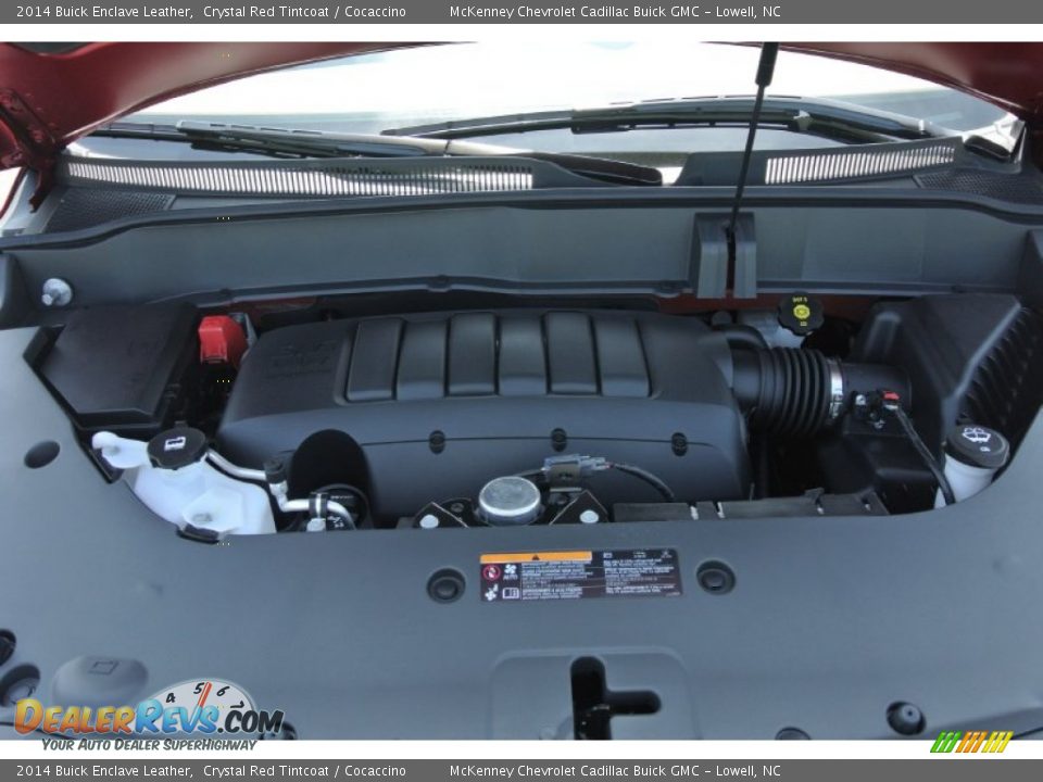 2014 Buick Enclave Leather Crystal Red Tintcoat / Cocaccino Photo #22