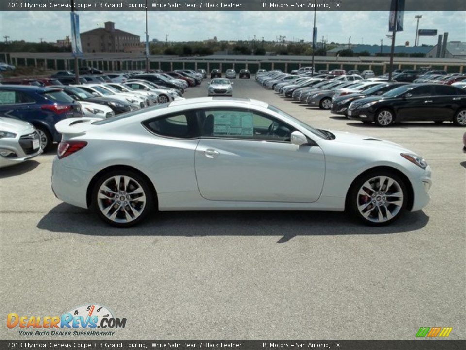2013 Hyundai Genesis Coupe 3.8 Grand Touring White Satin Pearl / Black Leather Photo #5