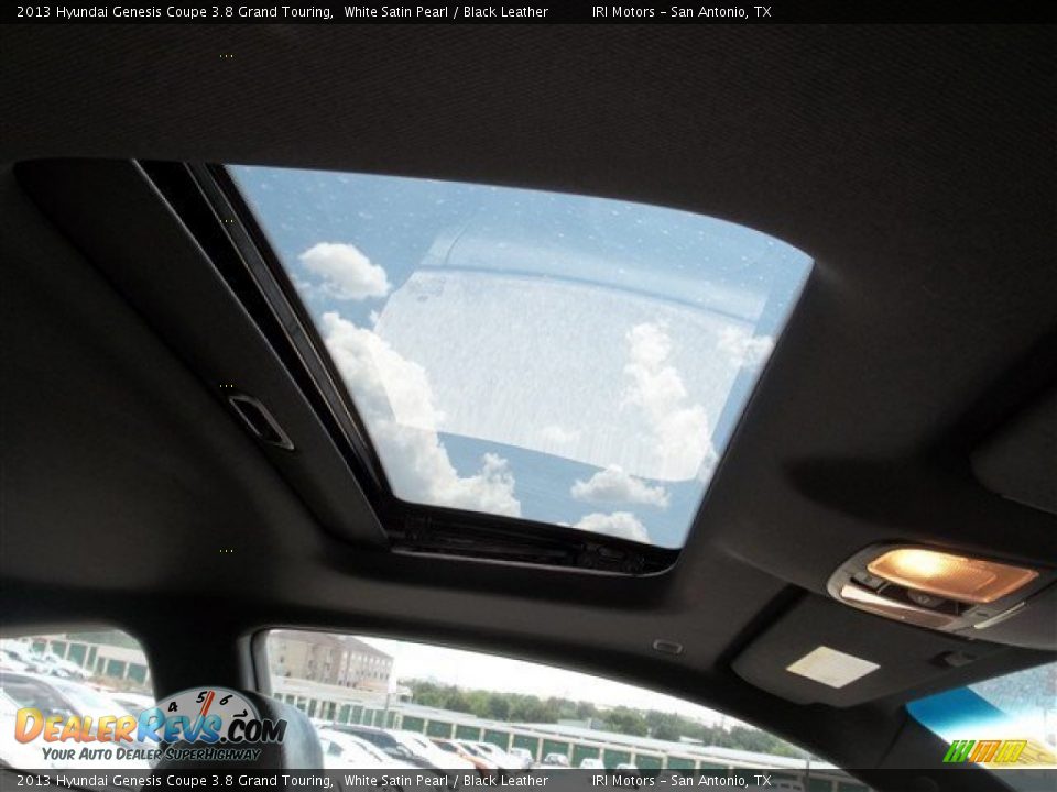 2013 Hyundai Genesis Coupe 3.8 Grand Touring White Satin Pearl / Black Leather Photo #11