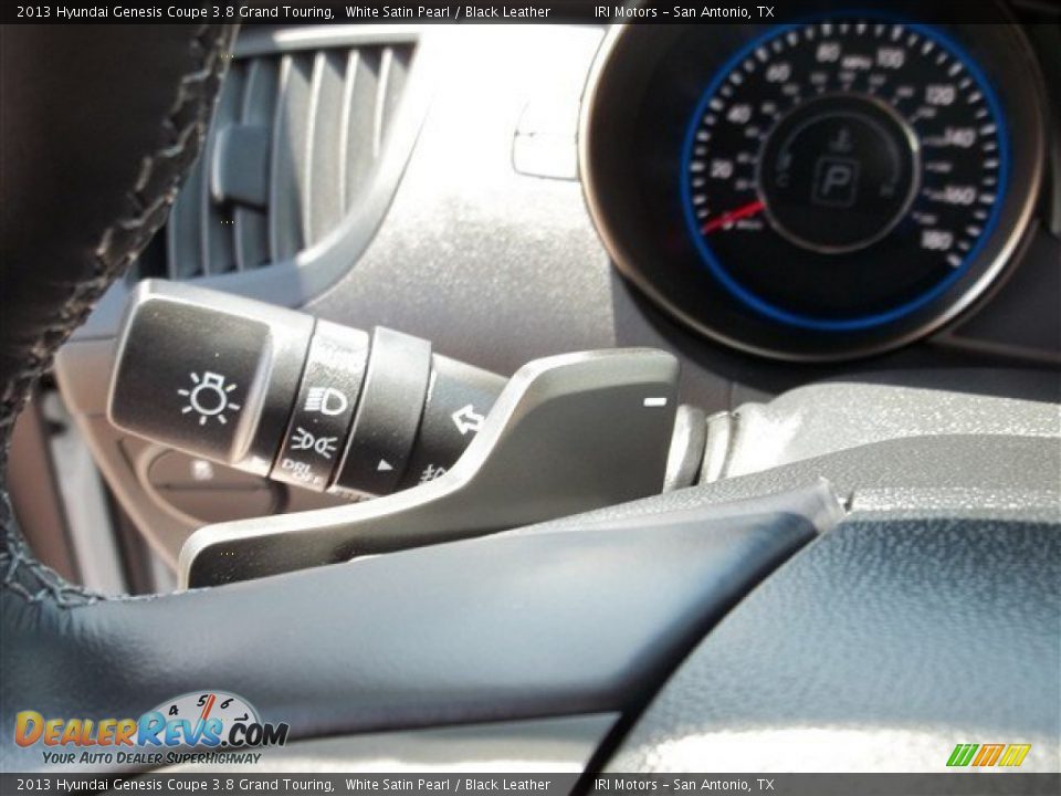2013 Hyundai Genesis Coupe 3.8 Grand Touring White Satin Pearl / Black Leather Photo #19