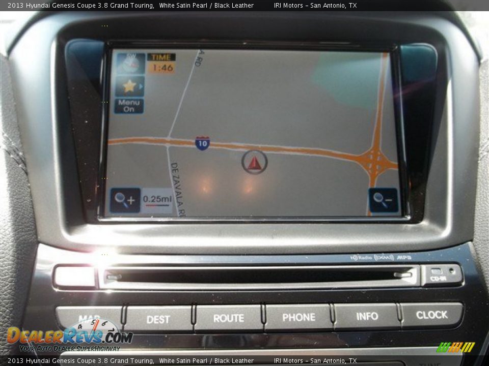 2013 Hyundai Genesis Coupe 3.8 Grand Touring White Satin Pearl / Black Leather Photo #20