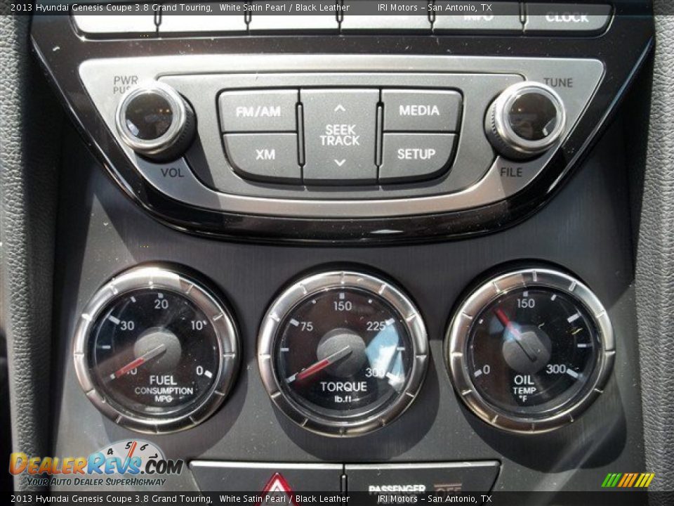 2013 Hyundai Genesis Coupe 3.8 Grand Touring White Satin Pearl / Black Leather Photo #21