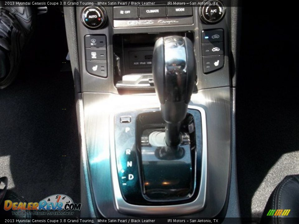 2013 Hyundai Genesis Coupe 3.8 Grand Touring White Satin Pearl / Black Leather Photo #23