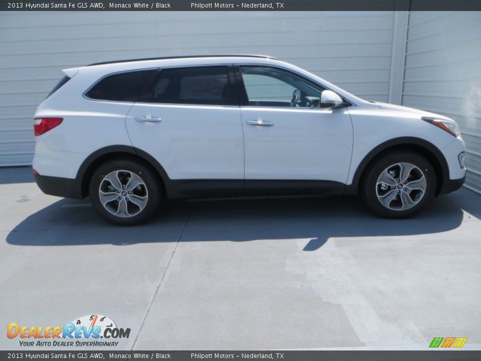 2013 Hyundai Santa Fe GLS AWD Monaco White / Black Photo #3
