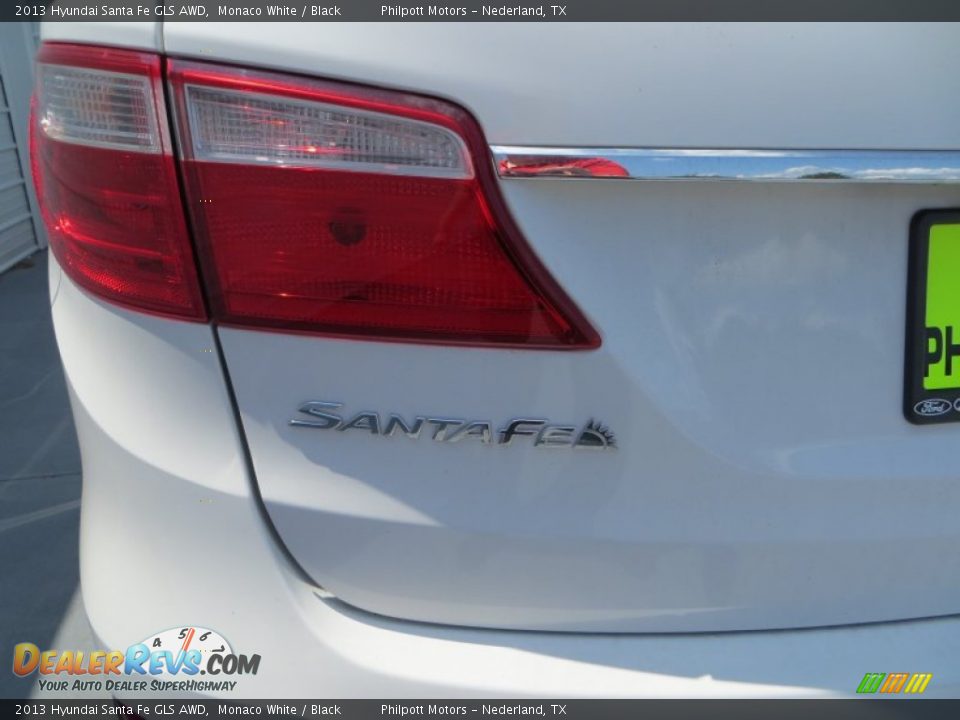 2013 Hyundai Santa Fe GLS AWD Monaco White / Black Photo #6