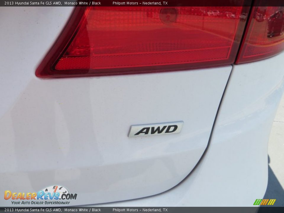 2013 Hyundai Santa Fe GLS AWD Monaco White / Black Photo #7