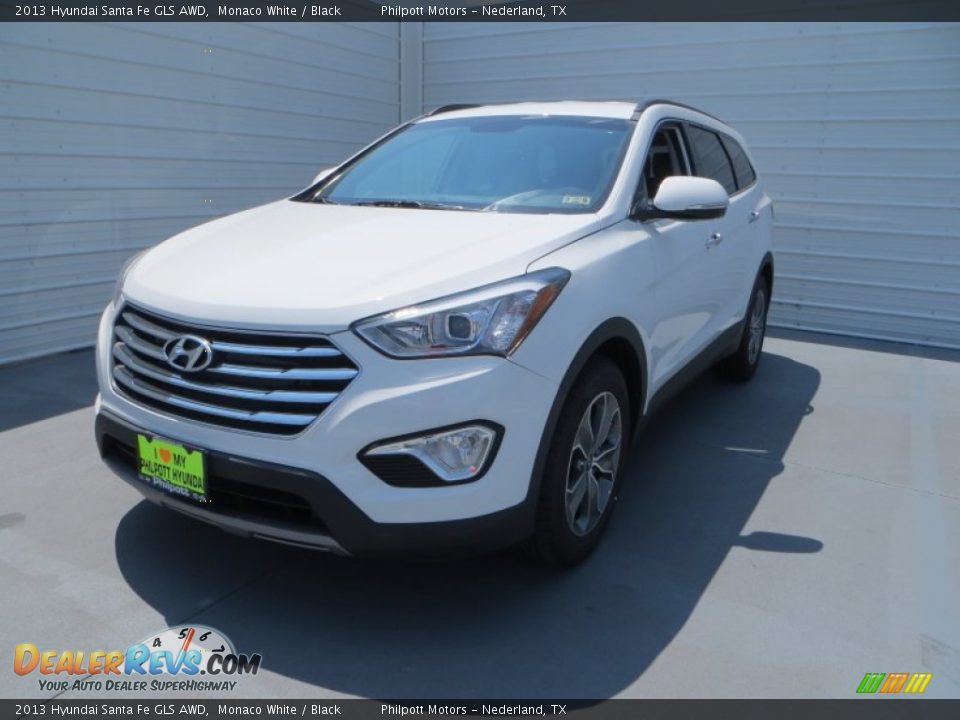 2013 Hyundai Santa Fe GLS AWD Monaco White / Black Photo #9