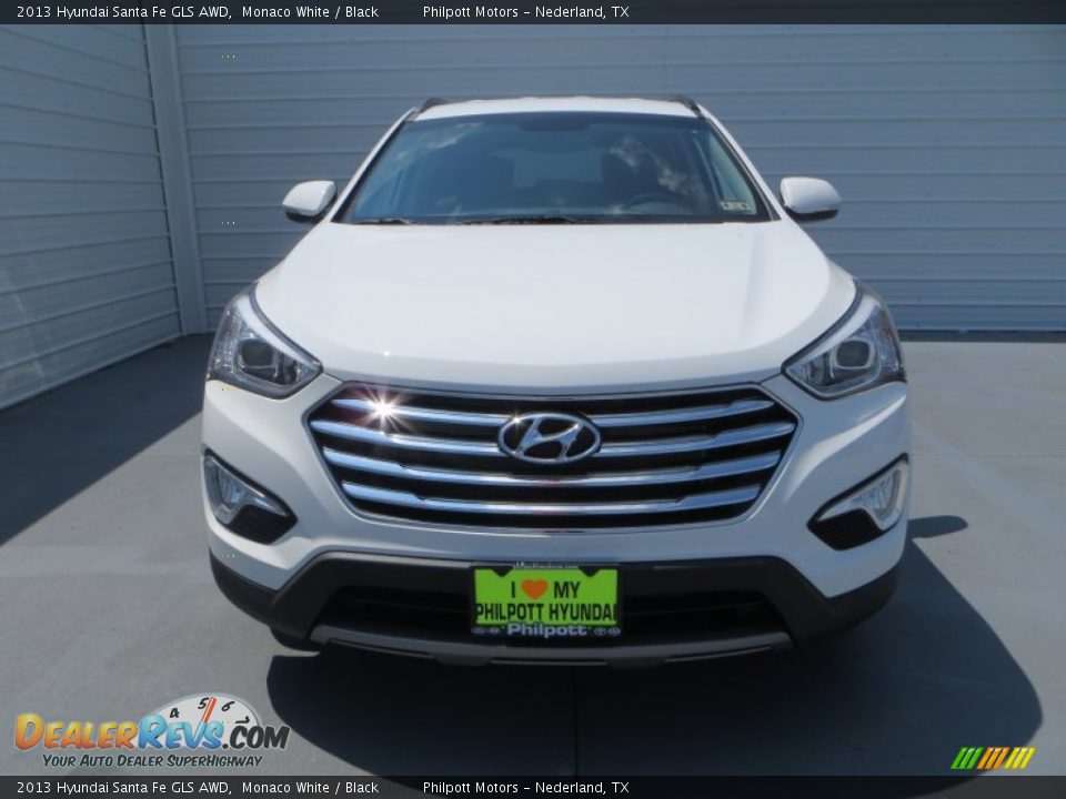 2013 Hyundai Santa Fe GLS AWD Monaco White / Black Photo #10
