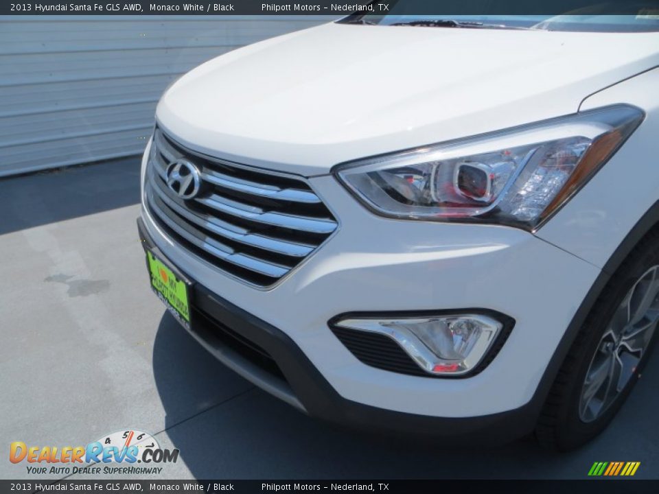 2013 Hyundai Santa Fe GLS AWD Monaco White / Black Photo #12