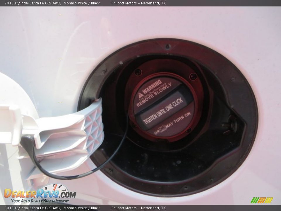 2013 Hyundai Santa Fe GLS AWD Monaco White / Black Photo #14