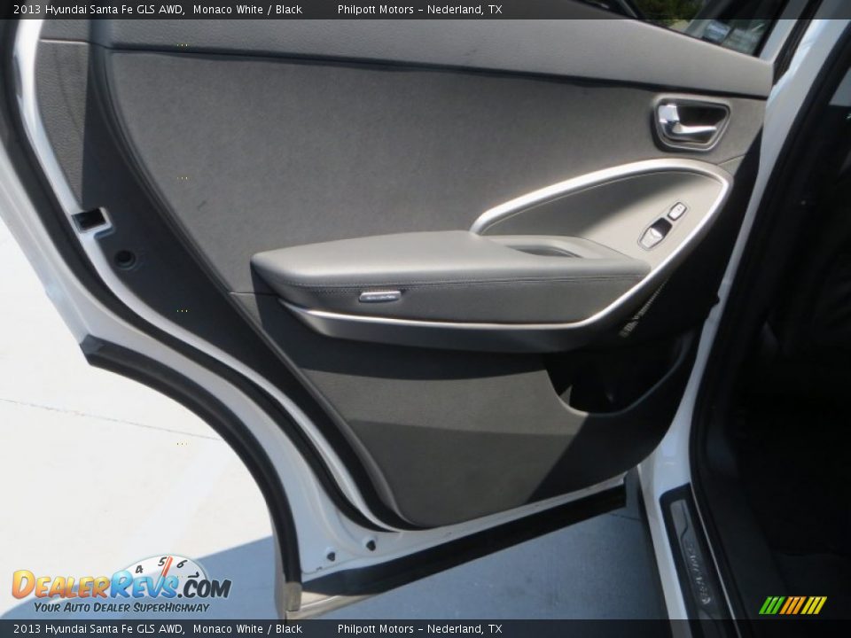 2013 Hyundai Santa Fe GLS AWD Monaco White / Black Photo #18