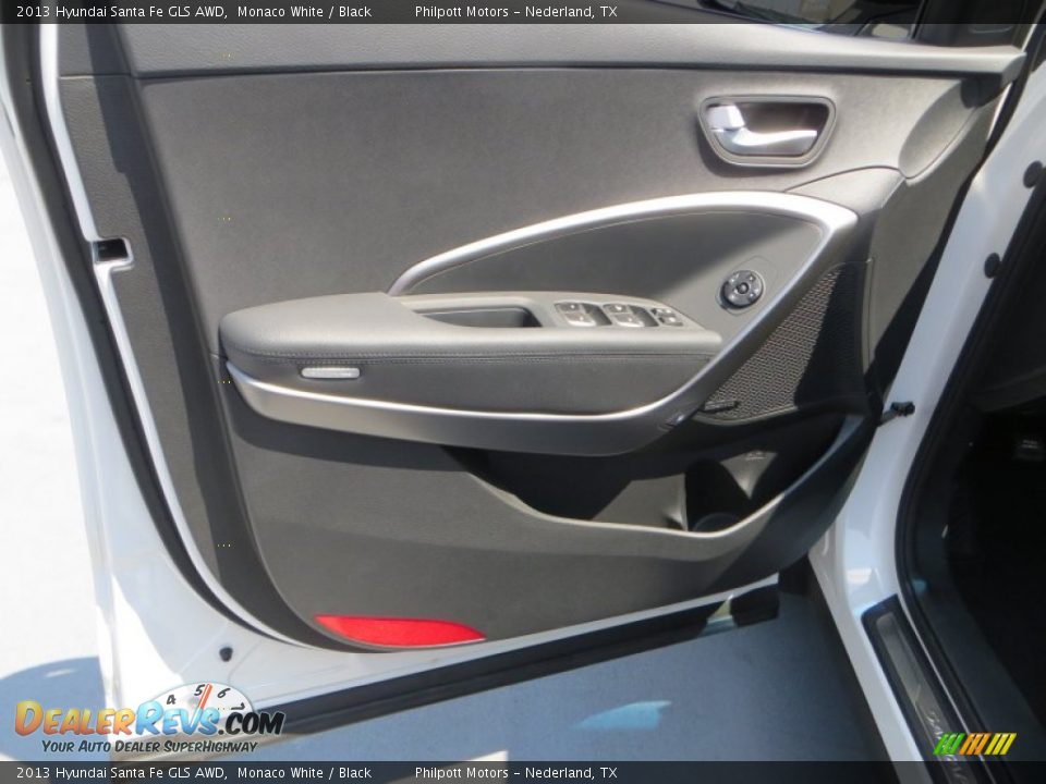 2013 Hyundai Santa Fe GLS AWD Monaco White / Black Photo #20