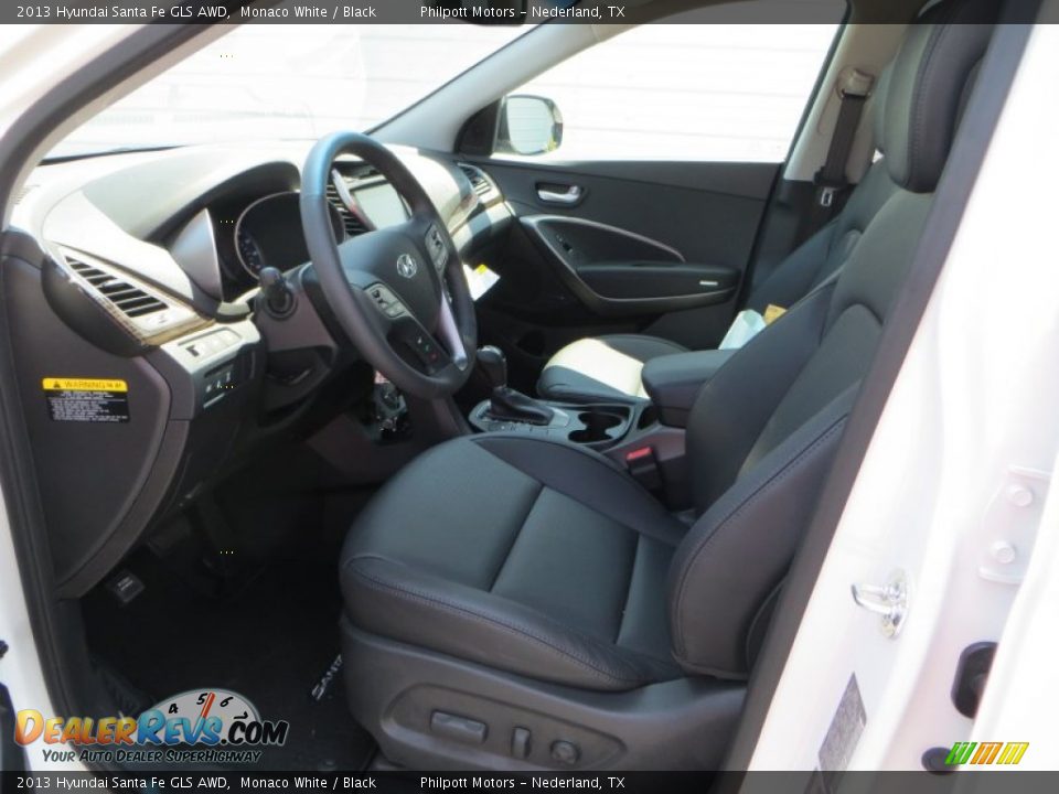 2013 Hyundai Santa Fe GLS AWD Monaco White / Black Photo #21