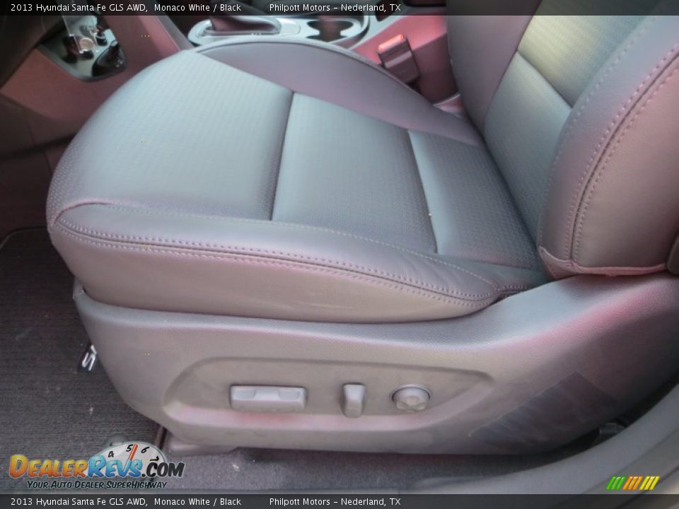2013 Hyundai Santa Fe GLS AWD Monaco White / Black Photo #22