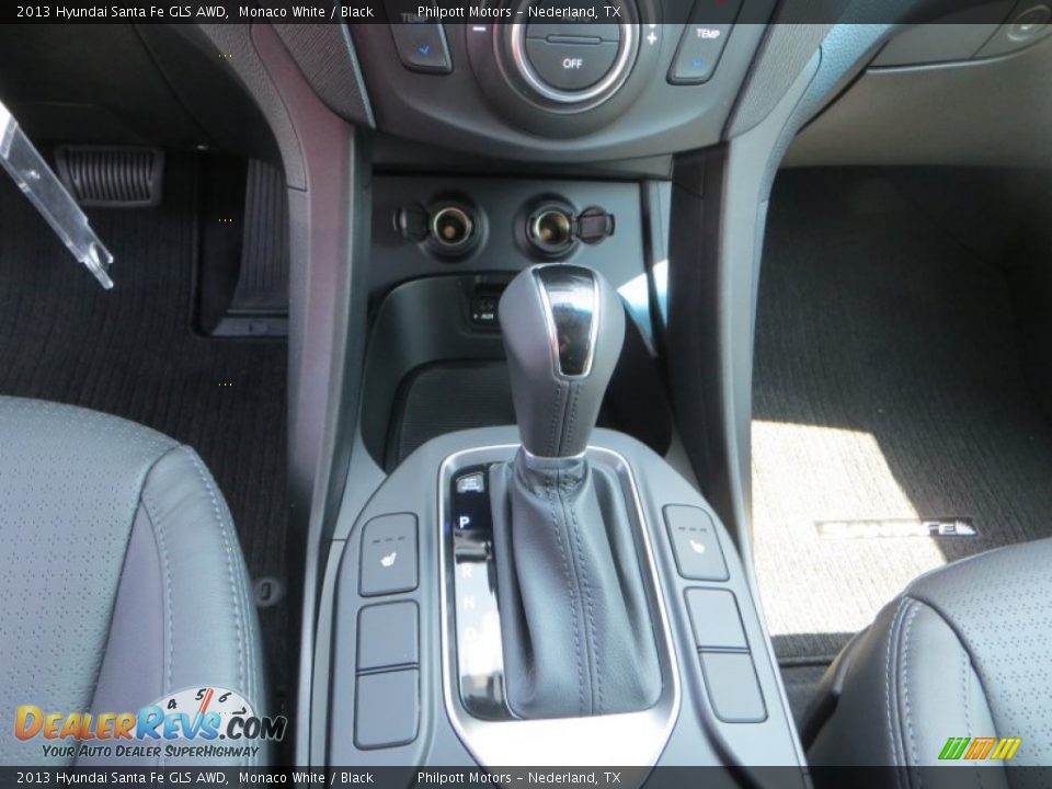 2013 Hyundai Santa Fe GLS AWD Monaco White / Black Photo #25
