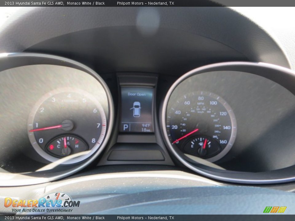 2013 Hyundai Santa Fe GLS AWD Monaco White / Black Photo #27