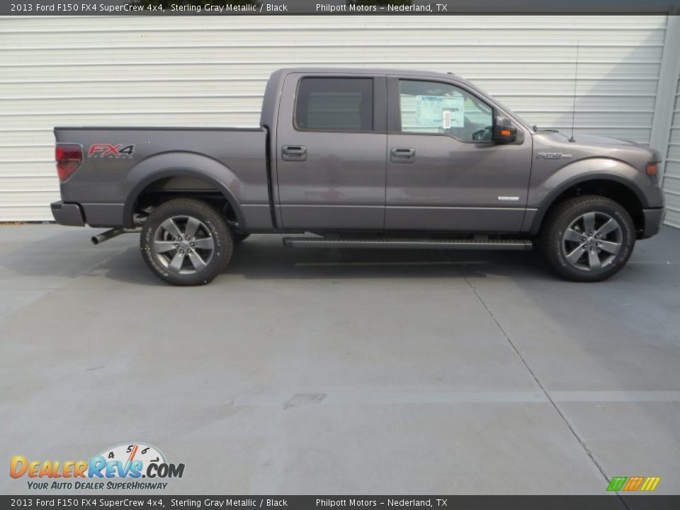 2013 Ford F150 FX4 SuperCrew 4x4 Sterling Gray Metallic / Black Photo #3