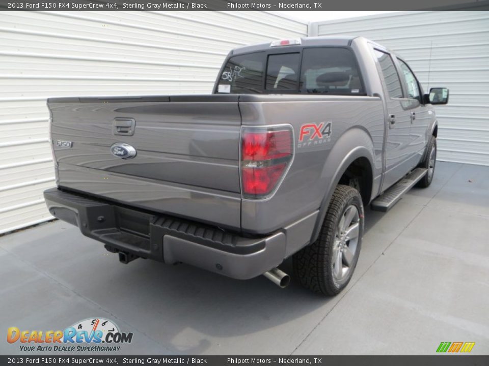 2013 Ford F150 FX4 SuperCrew 4x4 Sterling Gray Metallic / Black Photo #4