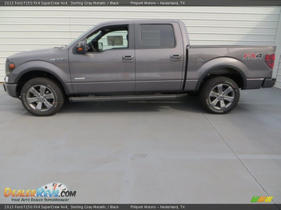 2013 Ford F150 FX4 SuperCrew 4x4 Sterling Gray Metallic / Black Photo #6