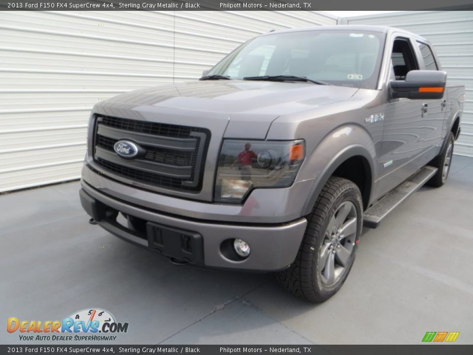 2013 Ford F150 FX4 SuperCrew 4x4 Sterling Gray Metallic / Black Photo #7