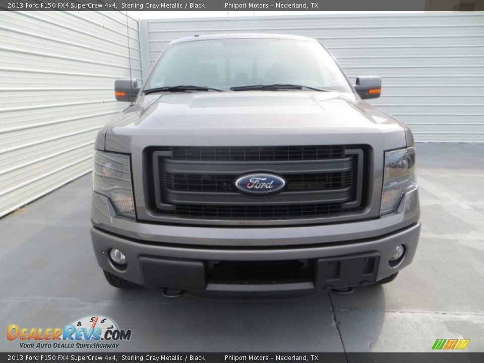 2013 Ford F150 FX4 SuperCrew 4x4 Sterling Gray Metallic / Black Photo #8
