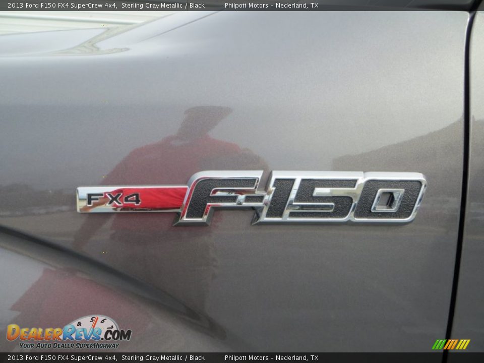 2013 Ford F150 FX4 SuperCrew 4x4 Sterling Gray Metallic / Black Photo #11