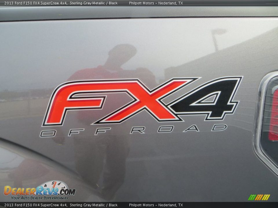 2013 Ford F150 FX4 SuperCrew 4x4 Sterling Gray Metallic / Black Photo #15