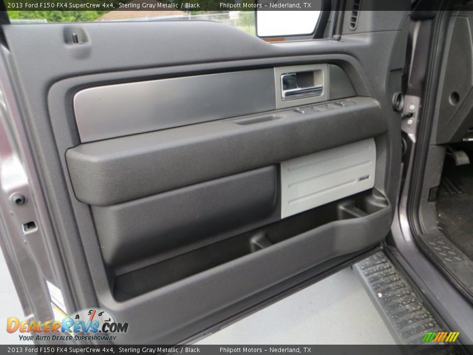 2013 Ford F150 FX4 SuperCrew 4x4 Sterling Gray Metallic / Black Photo #26