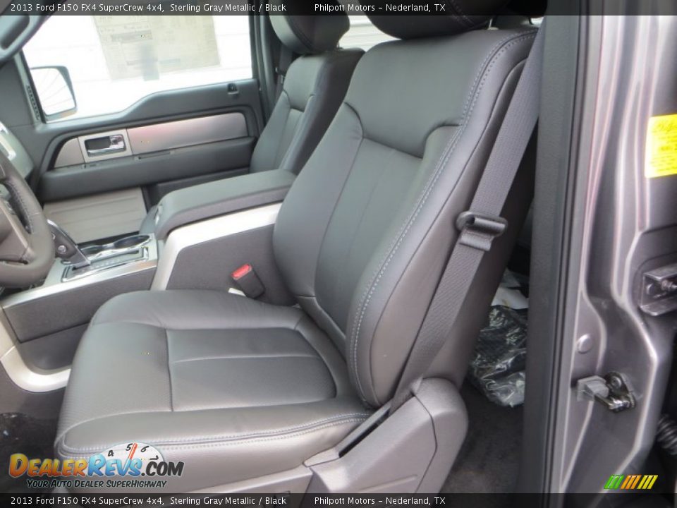 2013 Ford F150 FX4 SuperCrew 4x4 Sterling Gray Metallic / Black Photo #28