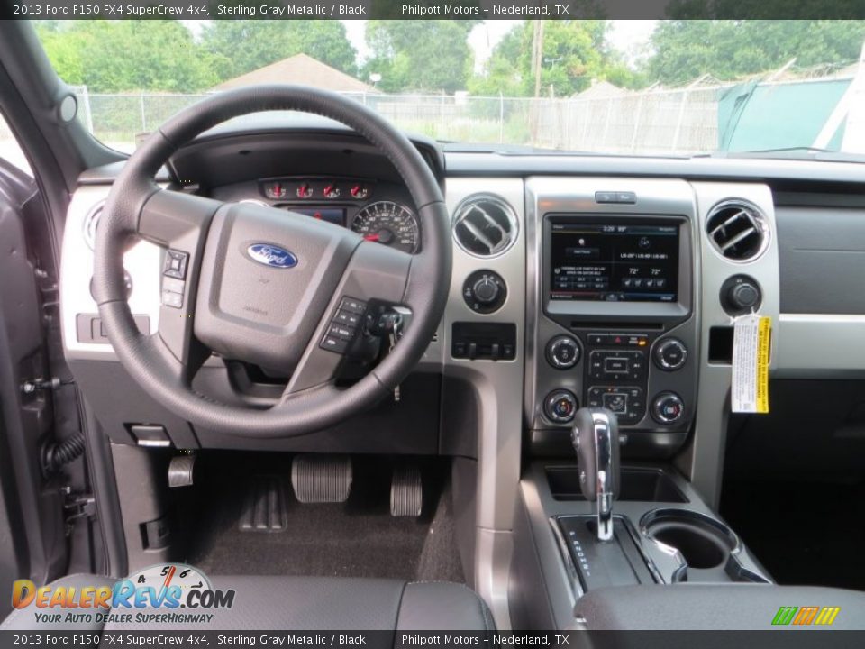 2013 Ford F150 FX4 SuperCrew 4x4 Sterling Gray Metallic / Black Photo #31