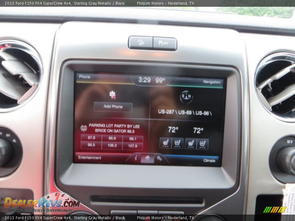 2013 Ford F150 FX4 SuperCrew 4x4 Sterling Gray Metallic / Black Photo #33
