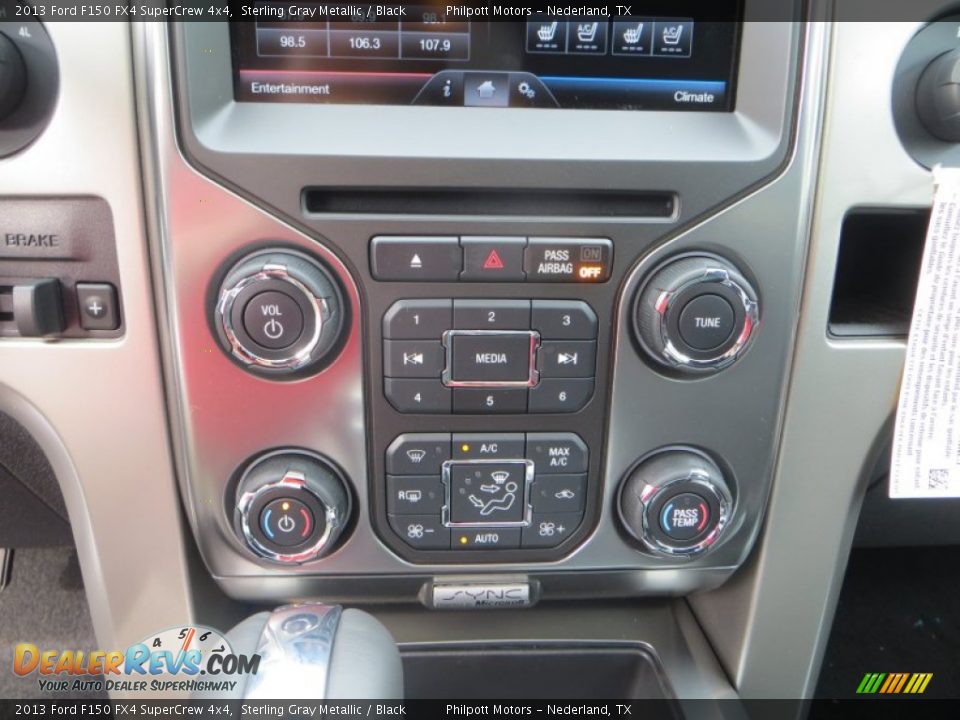 2013 Ford F150 FX4 SuperCrew 4x4 Sterling Gray Metallic / Black Photo #34