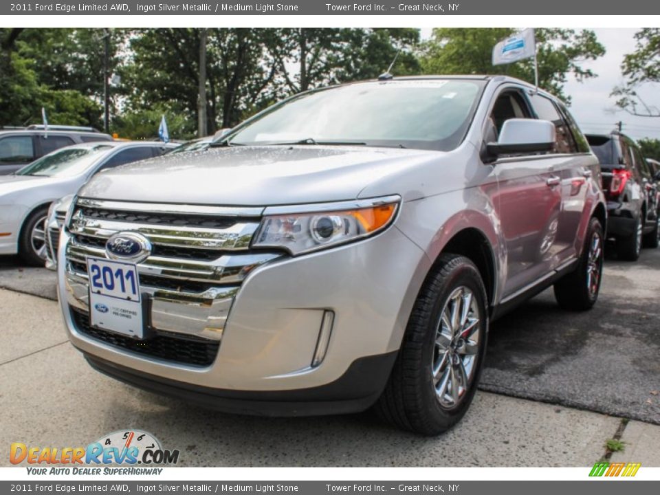 2011 Ford Edge Limited AWD Ingot Silver Metallic / Medium Light Stone Photo #1