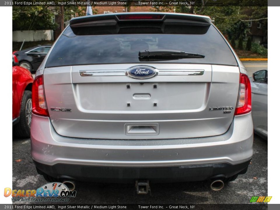 2011 Ford Edge Limited AWD Ingot Silver Metallic / Medium Light Stone Photo #4