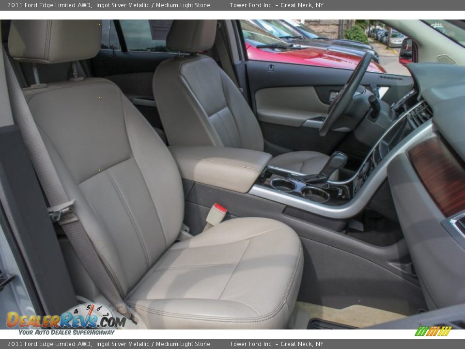 2011 Ford Edge Limited AWD Ingot Silver Metallic / Medium Light Stone Photo #9