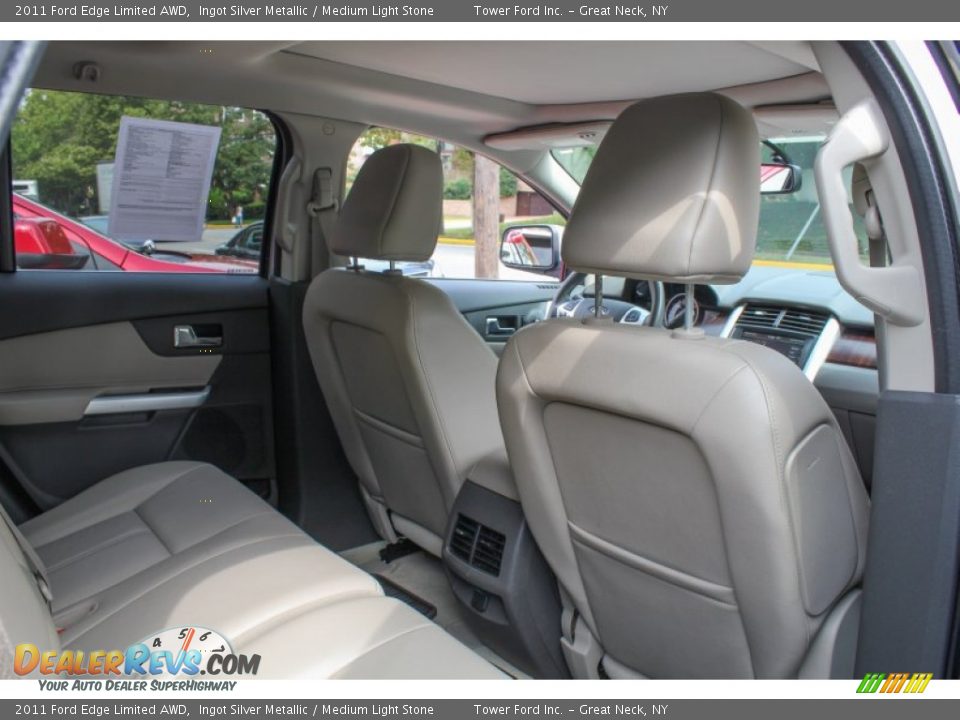 2011 Ford Edge Limited AWD Ingot Silver Metallic / Medium Light Stone Photo #10