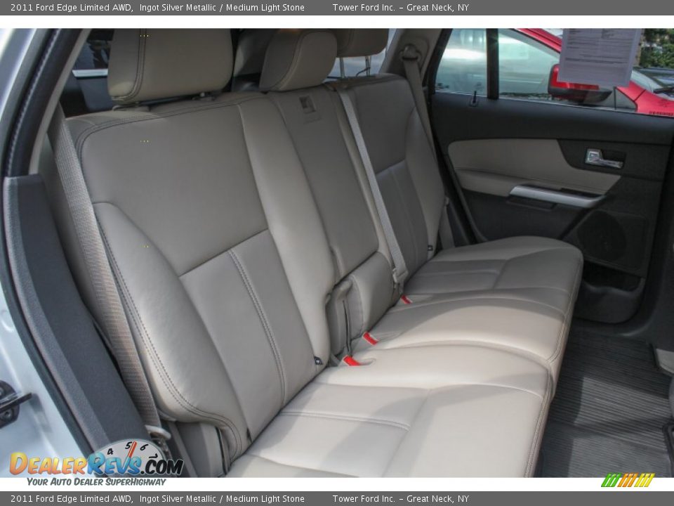 2011 Ford Edge Limited AWD Ingot Silver Metallic / Medium Light Stone Photo #11
