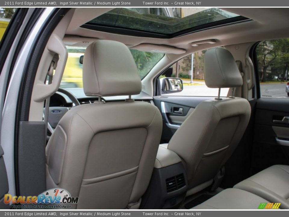 2011 Ford Edge Limited AWD Ingot Silver Metallic / Medium Light Stone Photo #13