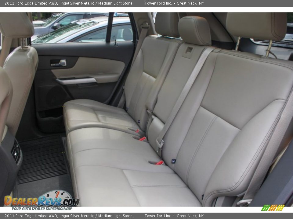 2011 Ford Edge Limited AWD Ingot Silver Metallic / Medium Light Stone Photo #14