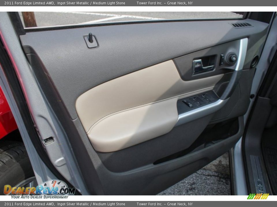 2011 Ford Edge Limited AWD Ingot Silver Metallic / Medium Light Stone Photo #15